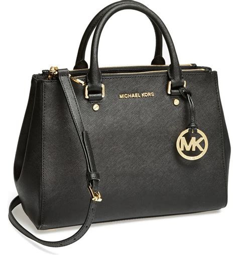 michael kors medium sutton saffiano leather tote|michael kors saffiano bag black.